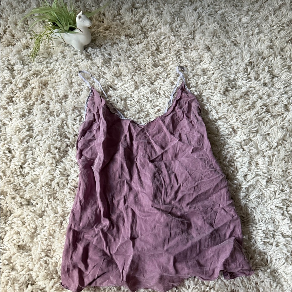 Silky Mauve Victoria’s Secret super cute Lace-Trim Women's Camisole